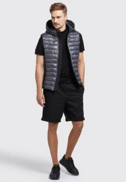 Khujo Wemo Shiny - Bodywarmer - Grau -Khujo Mode Aanbiedingen Winkel 698b108cdfad430eb20840d1bd7025d9