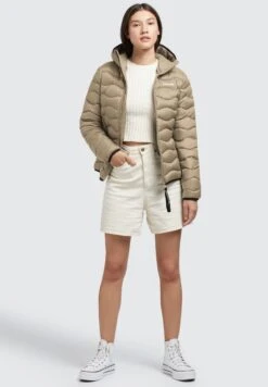 Khujo Nanna - Winterjas - Beige -Khujo Mode Aanbiedingen Winkel 69a6753ce7e544d1a5985dc88c5fa1eb