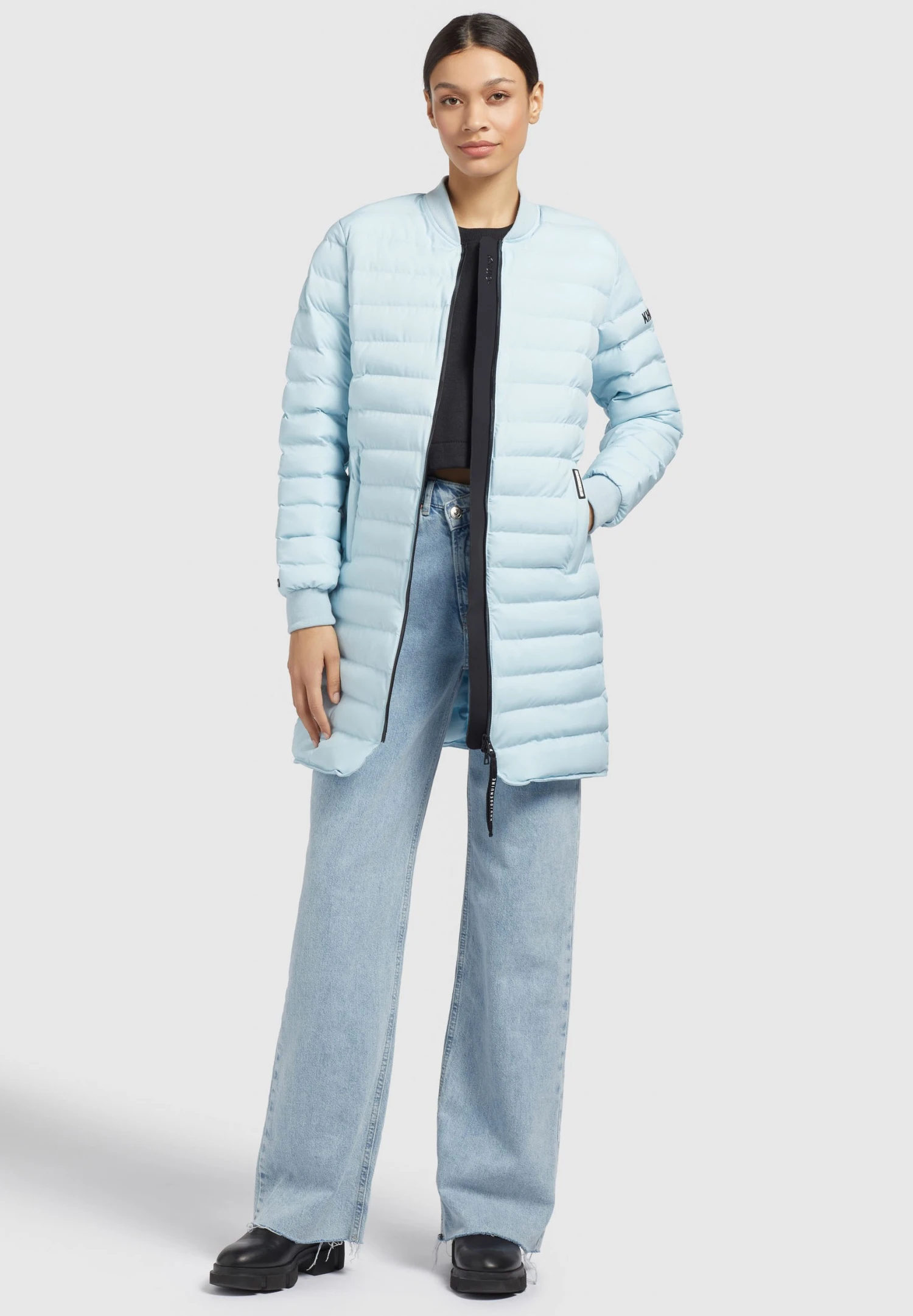 Khujo Greta Matt - Jas - Hellblau 6 Khujo Greta Matt - Jas - Hellblau - Afbeelding 6