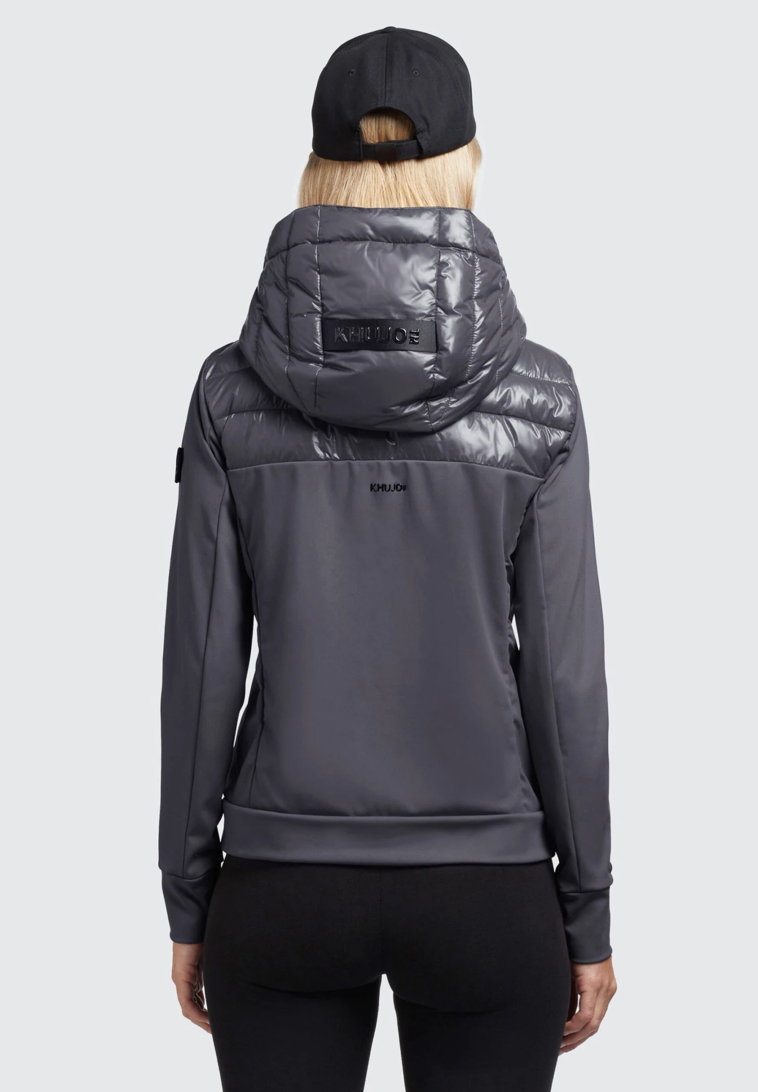 Khujo Ghita Shiny - Jas - Grau 3 Khujo Ghita Shiny - Jas - Grau - Afbeelding 3