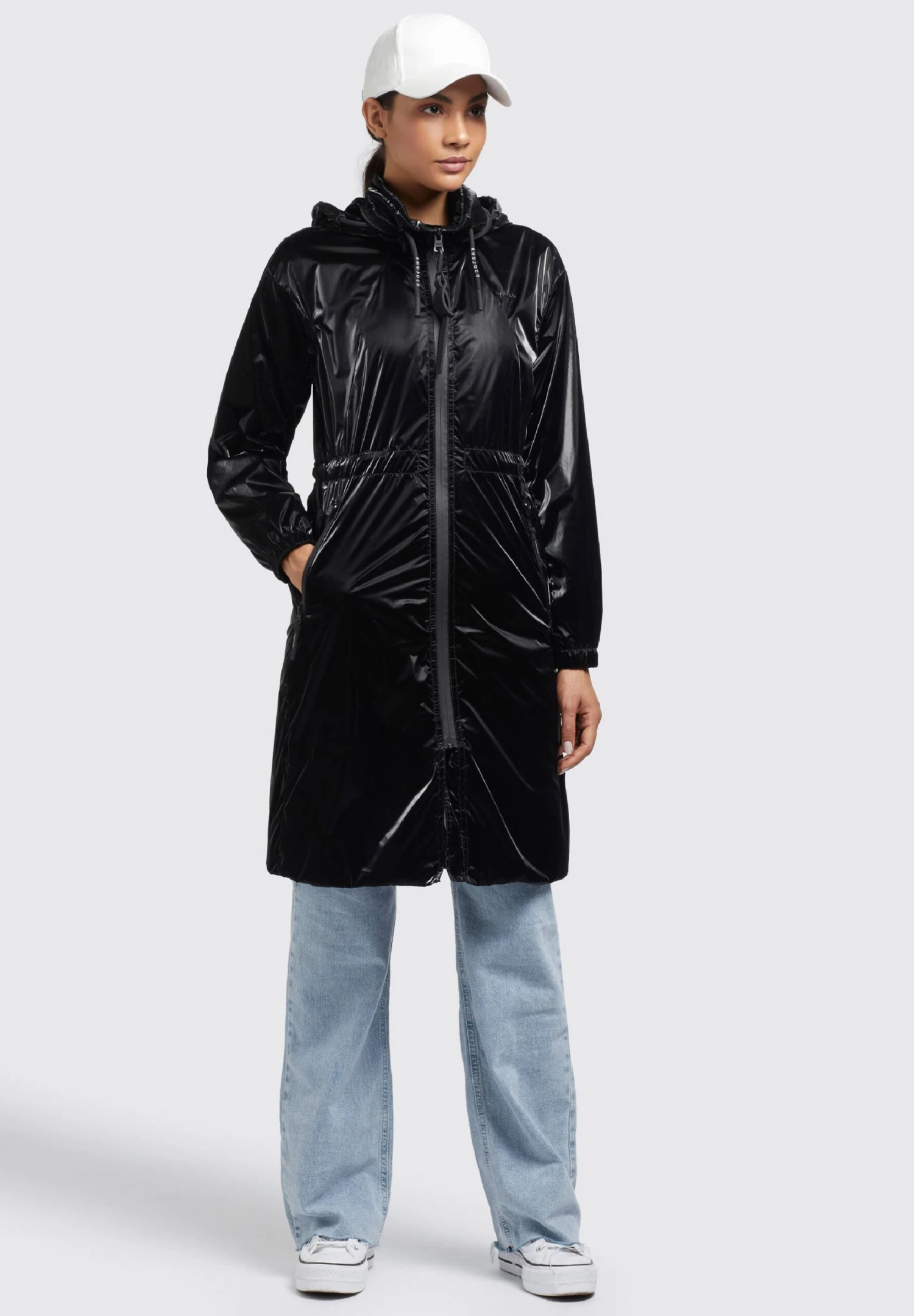 Khujo Marthe - Regenjas - Schwarz 2 Khujo Marthe - Regenjas - Schwarz - Afbeelding 2