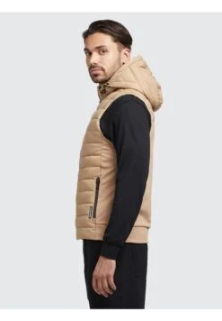 Khujo Wemo Matt - Bodywarmer - Beige -Khujo Mode Aanbiedingen Winkel 74cf340b4b83456588026629038a488f