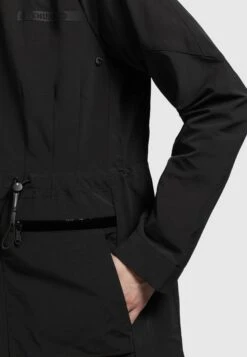 Khujo Levane - Regenjas - Schwarz -Khujo Mode Aanbiedingen Winkel 7569c96b61434126a471cdd04a48e3ea
