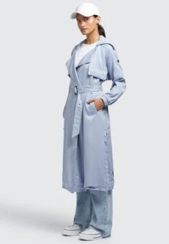 Khujo Garda - Trenchcoat - Blau -Khujo Mode Aanbiedingen Winkel 75b1a9661fe5430b8e8dffbd6d005d3e