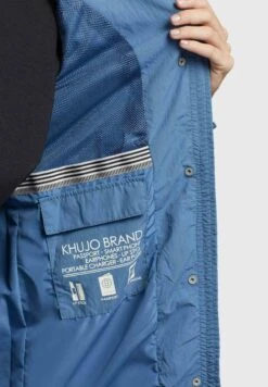 Khujo Adda - Halflange Jas - Blau -Khujo Mode Aanbiedingen Winkel 78244944b48c460fa0995f76d63d9992