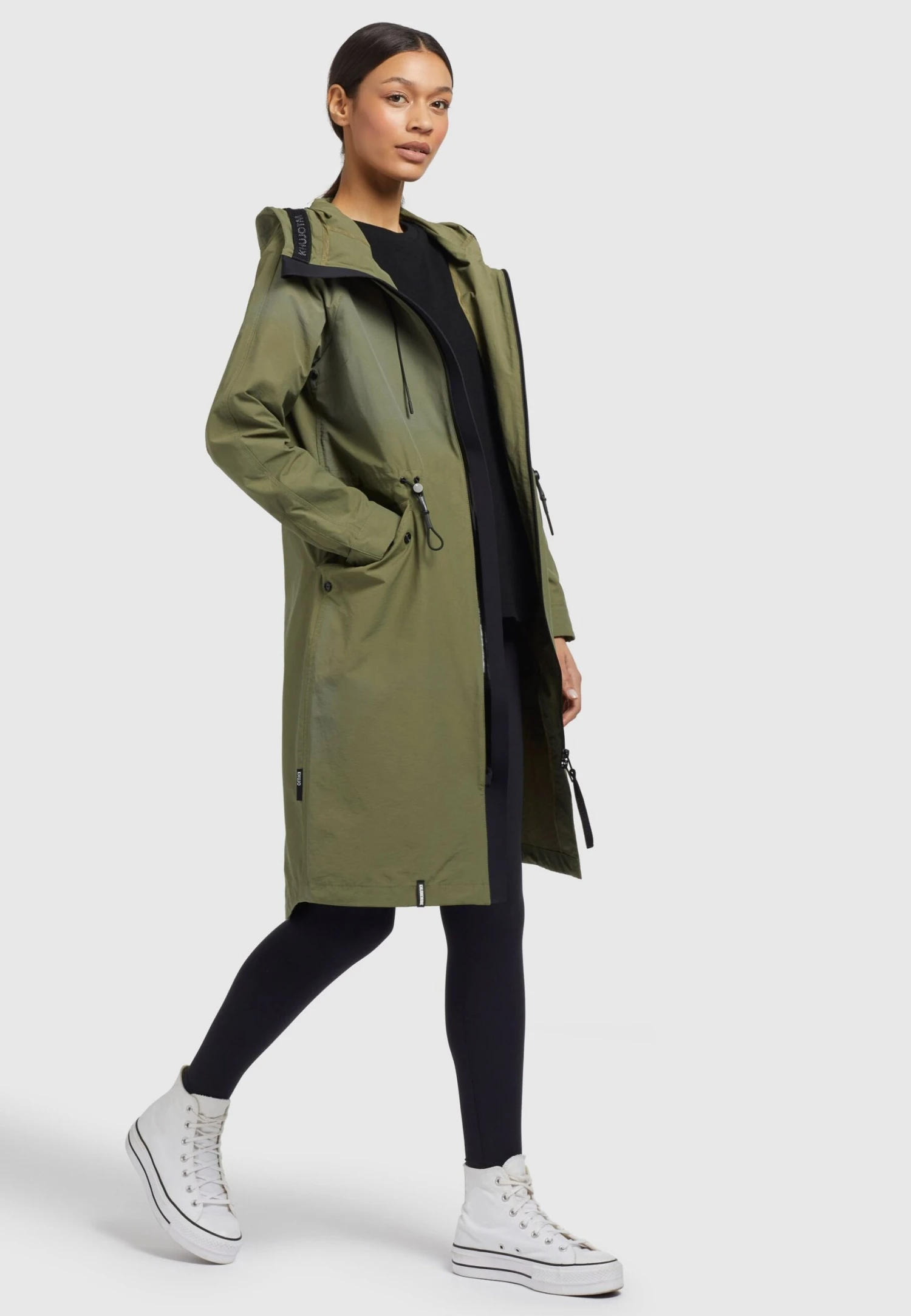 Khujo Marnia - Regenjas - Olivgrün 2 Khujo Marnia - Regenjas - Olivgrün - Afbeelding 2