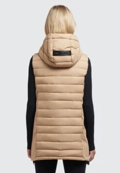 Khujo Weste Becca Matt - Bodywarmer - Beige -Khujo Mode Aanbiedingen Winkel 7e84bd15a6ff4bec91fe3779cec0f62b