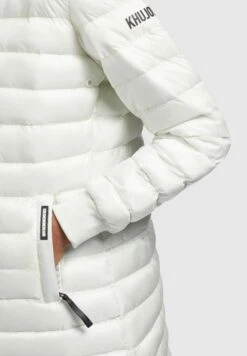 Khujo Greta Shiny - Jas - Cremeweiß -Khujo Mode Aanbiedingen Winkel 7f80f288ec494b44a4884e373a6389ad