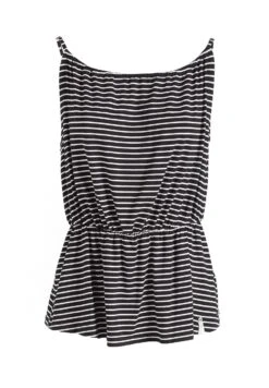 Khujo Valda - Top - Schwarz-Weiß Gestreift -Khujo Mode Aanbiedingen Winkel 826307e49f0343a7bd1b327942d405e4