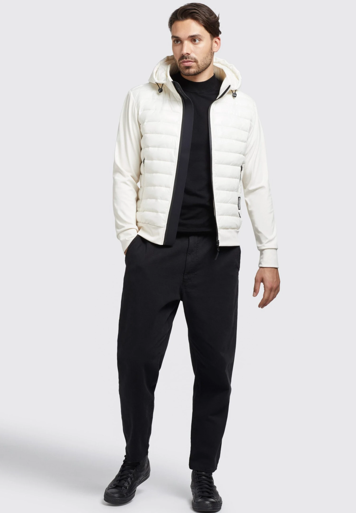 Khujo Bolt Shiny - Jas - Cremeweiß 2 Khujo Bolt Shiny - Jas - Cremeweiß - Afbeelding 2