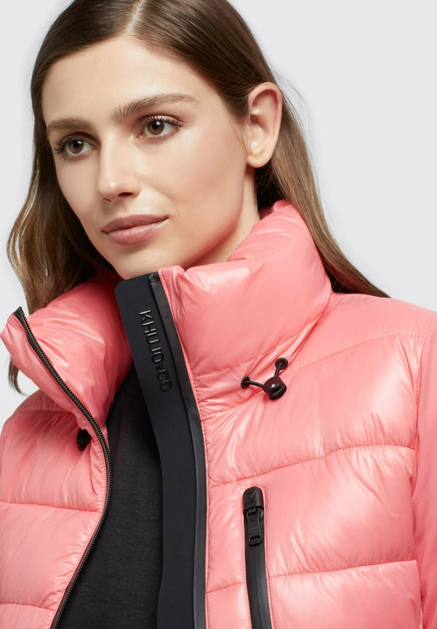 Khujo Avila Shiny - Jas - Pink 6 Khujo Avila Shiny - Jas - Pink - Afbeelding 6