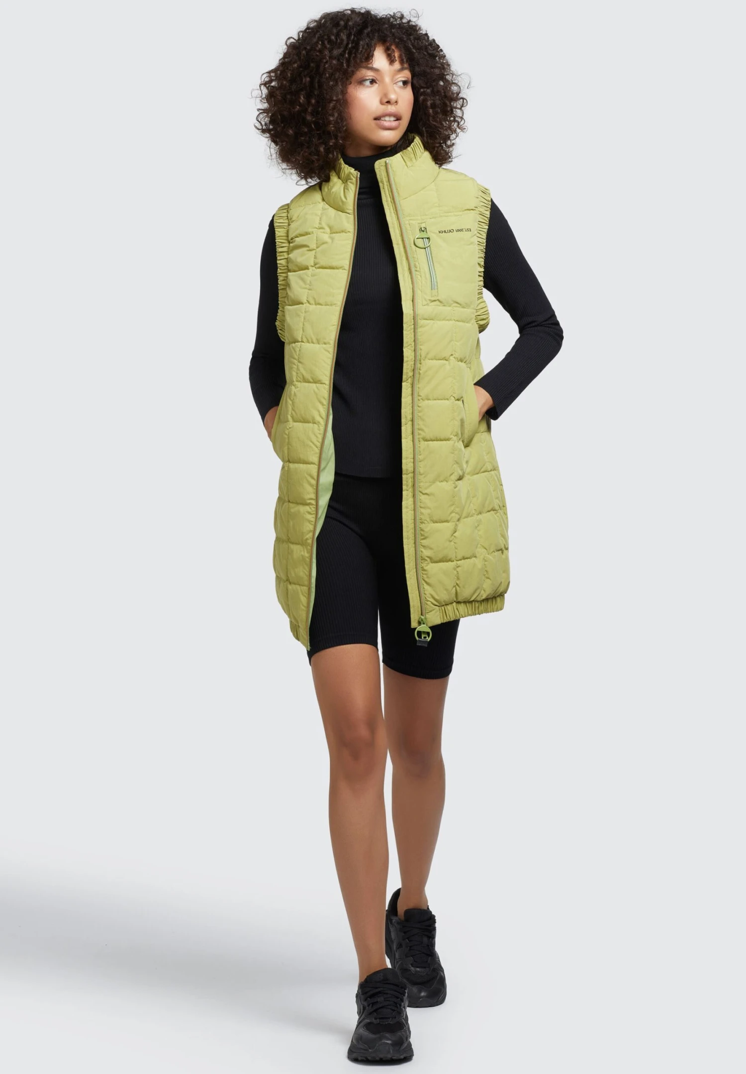 Khujo Harper - Bodywarmer - Hellgrün 1 Khujo Harper - Bodywarmer - Hellgrün