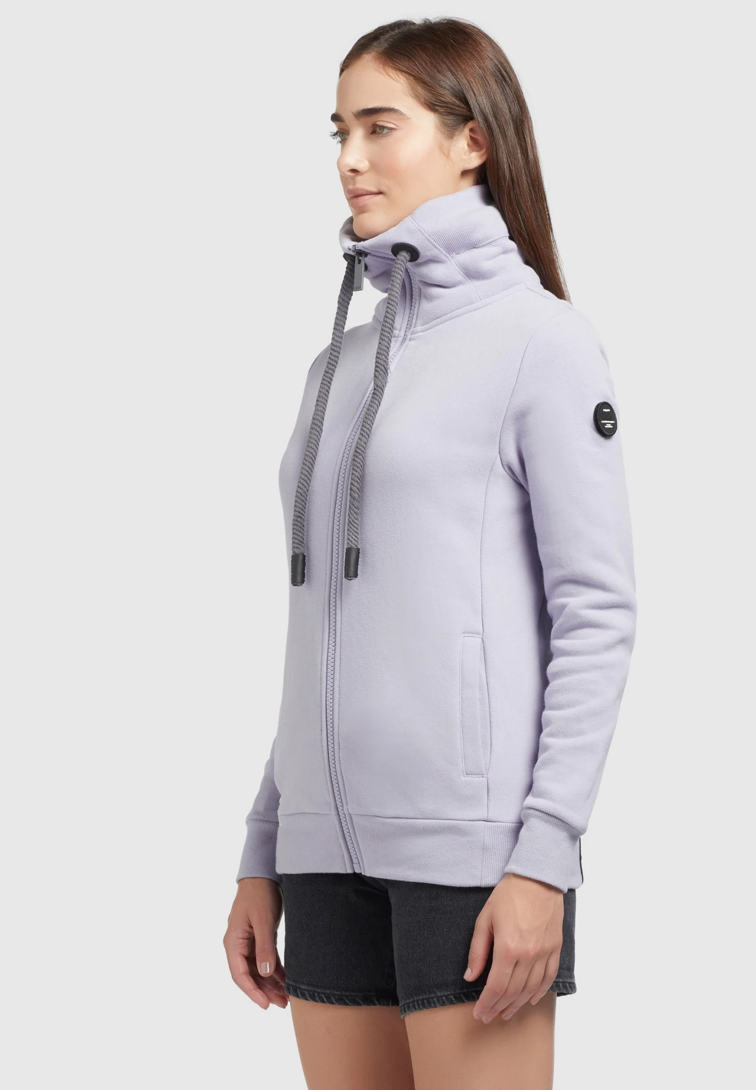 Khujo Tosta - Sweater Met Rits - Flieder 6 Khujo Tosta - Sweater Met Rits - Flieder - Afbeelding 6