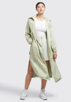 Khujo Garda - Trenchcoat - Blassgrün -Khujo Mode Aanbiedingen Winkel 8da25fb32a8b49a99881499e001bd332