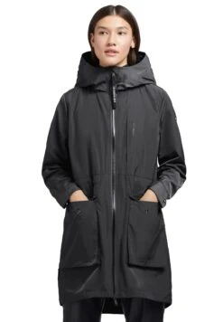 Khujo Mantel Ging - Halflange Jas - Schwarz -Khujo Mode Aanbiedingen Winkel 9306012a19684ffda01b4fbf93148eab