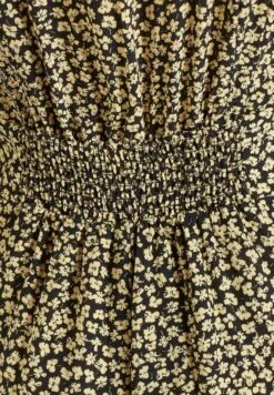 Khujo Borgia - Jumpsuit - Schwarz-Gelb Geblümt -Khujo Mode Aanbiedingen Winkel 93a86bde606141debb3d91824275c77c