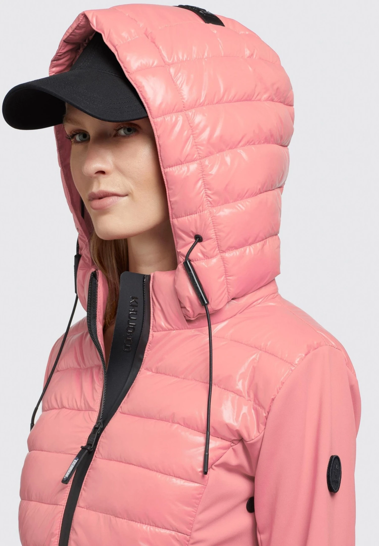 Khujo Ghita Shiny - Jas - Pink 5 Khujo Ghita Shiny - Jas - Pink - Afbeelding 5