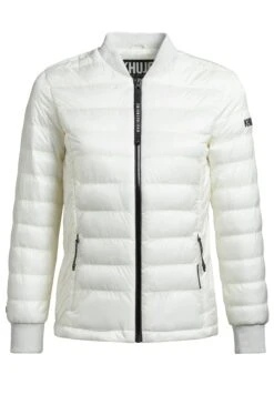 Khujo Maude Shiny - Bomberjacks - Cremeweiß -Khujo Mode Aanbiedingen Winkel 9503cc0899e6405a89f9d6a85b296a1c