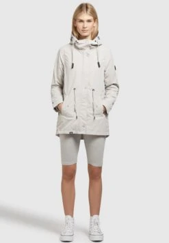 Khujo Caima - Parka - Hellgrau -Khujo Mode Aanbiedingen Winkel 95514a7fcccd424186dd74d569d4b72e