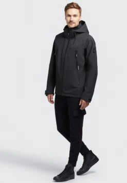 Khujo Adam - Regenjas - Schwarz -Khujo Mode Aanbiedingen Winkel 962e742aa40845adb8e93bdc89b12402