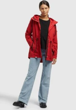 Khujo Caima2 - Parka - Rot -Khujo Mode Aanbiedingen Winkel 9f1d07b115ce4b618ca3f0b02ddc3aa5