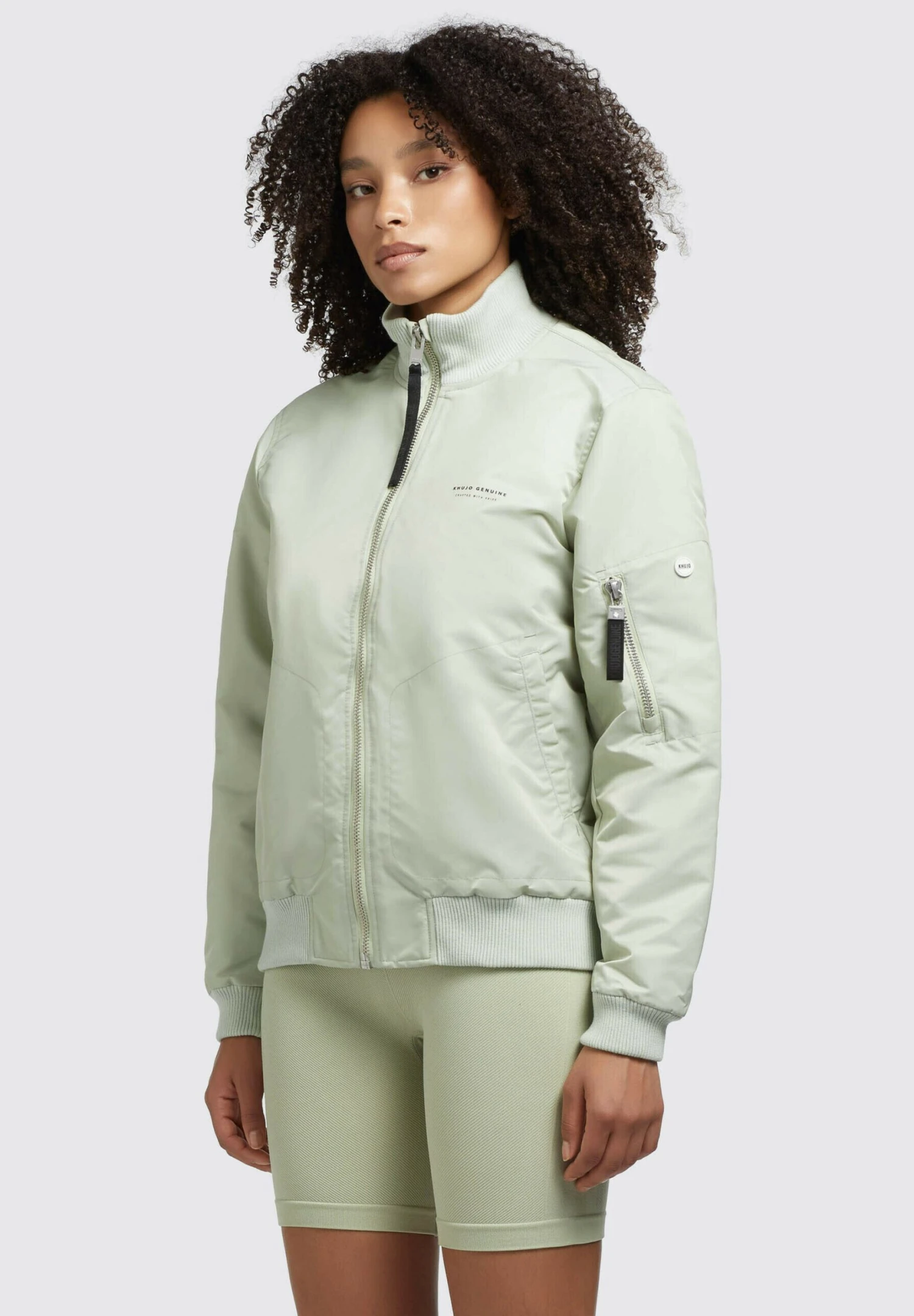 Khujo Lova - Jas - Blassgrün 5 Khujo Lova - Jas - Blassgrün - Afbeelding 5