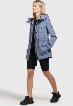Khujo Elst - Parka - Blau -Khujo Mode Aanbiedingen Winkel a3b472d6a8e349ce9f19fa35e7c73dba