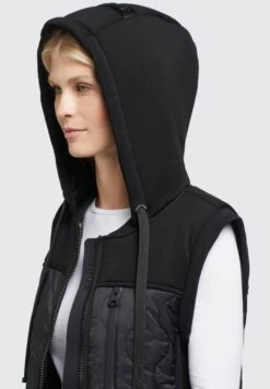 Khujo Fonda - Bodywarmer - Schwarz -Khujo Mode Aanbiedingen Winkel a714db9adcbb4ee0bca2763a19b357dc