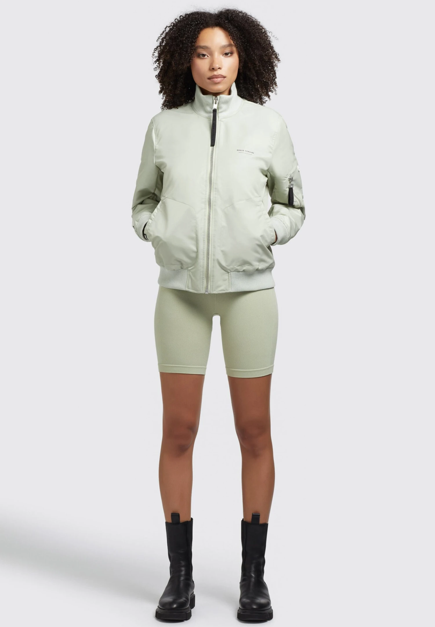 Khujo Lova - Jas - Blassgrün 2 Khujo Lova - Jas - Blassgrün - Afbeelding 2