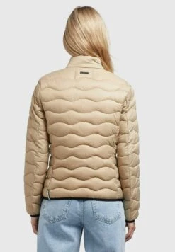 Khujo Eleni - Jas - Beige -Khujo Mode Aanbiedingen Winkel aebd76b9ea684bf09837e2fa03ede896