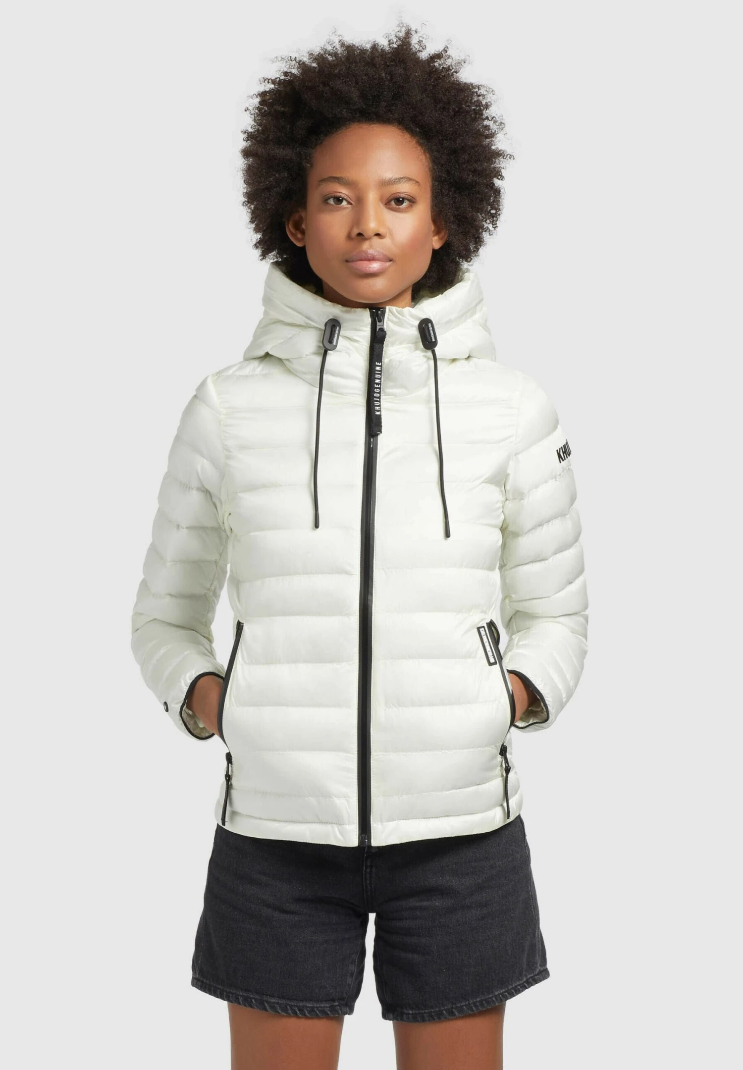 Khujo Lovina4 Shiny - Jas - Cremeweiß 1 Khujo Lovina4 Shiny - Jas - Cremeweiß