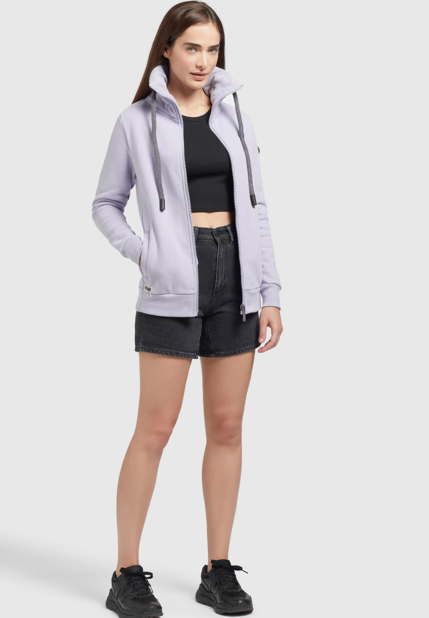 Khujo Tosta - Sweater Met Rits - Flieder 7 Khujo Tosta - Sweater Met Rits - Flieder - Afbeelding 7