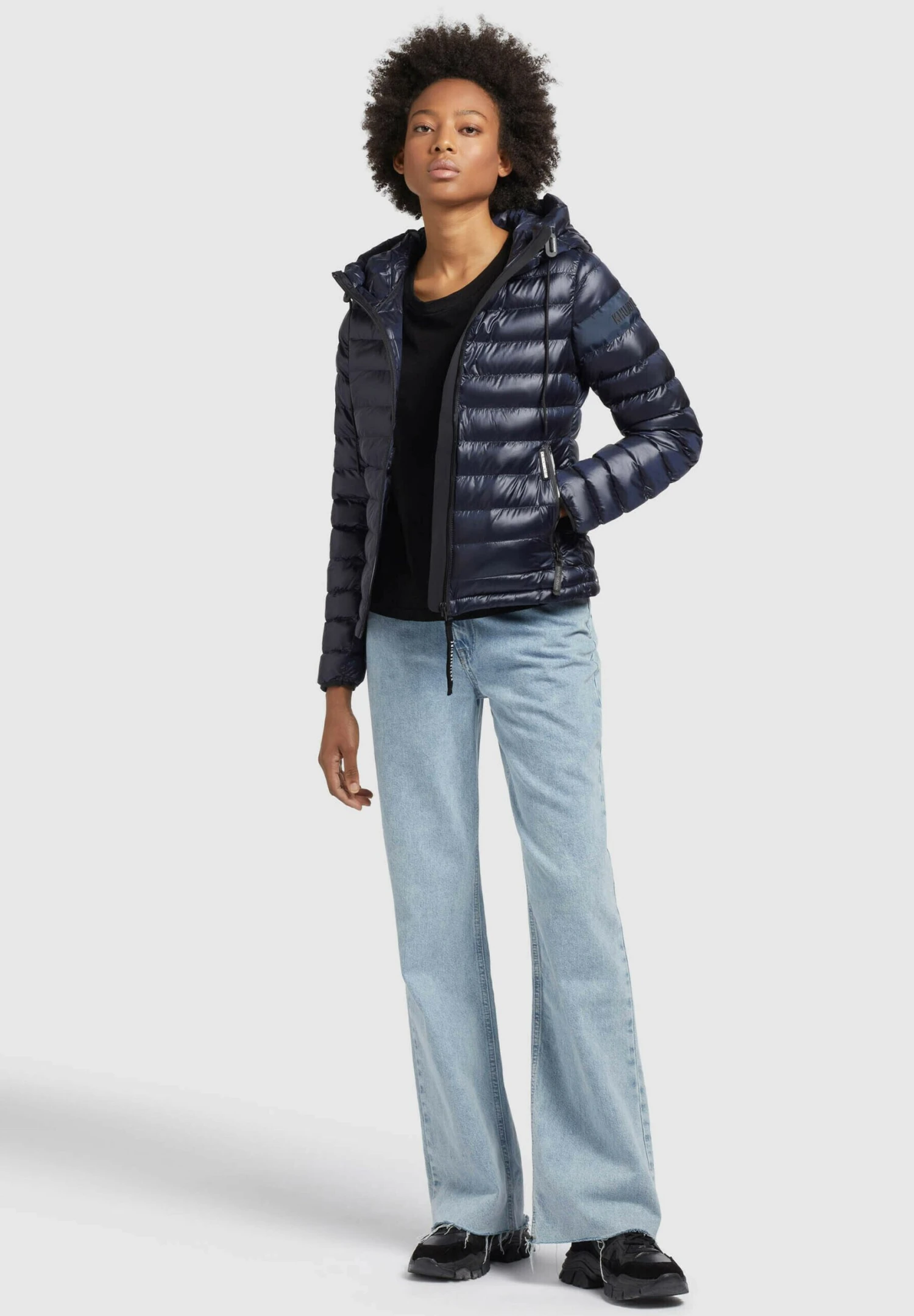 Khujo Lovina4 Shiny - Jas - Dunkelblau 4 Khujo Lovina4 Shiny - Jas - Dunkelblau - Afbeelding 4