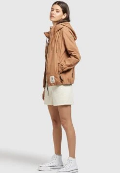 Khujo Rolava - Lichte Jas - Toffee -Khujo Mode Aanbiedingen Winkel b8f912868f9b4f7ba340fadb49dd8342