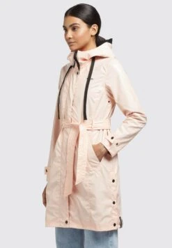 Khujo Alecia - Trenchcoat - Apricot -Khujo Mode Aanbiedingen Winkel ba3fcc696d424b52a6837f27faa08b18