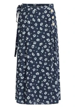 Khujo Hepke - A-Lijn Rok - Blau-Weiß Geblümt -Khujo Mode Aanbiedingen Winkel bdf6bd7f7d884d81bcc1b866a5c8f968