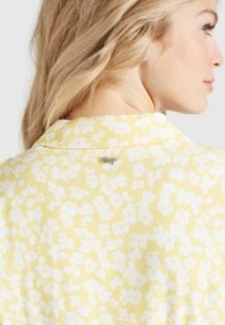 Khujo Goya - Blousejurk - Gelb-Weiß Geblümt -Khujo Mode Aanbiedingen Winkel c0d4553957654cc599a9ac7a3f060ad7