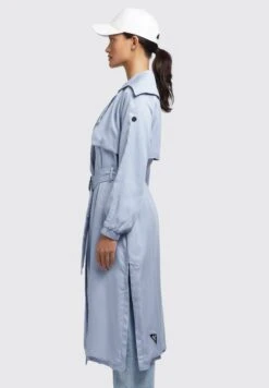 Khujo Garda - Trenchcoat - Blau -Khujo Mode Aanbiedingen Winkel c5e63df31170434ebae8b4e00d194bc2