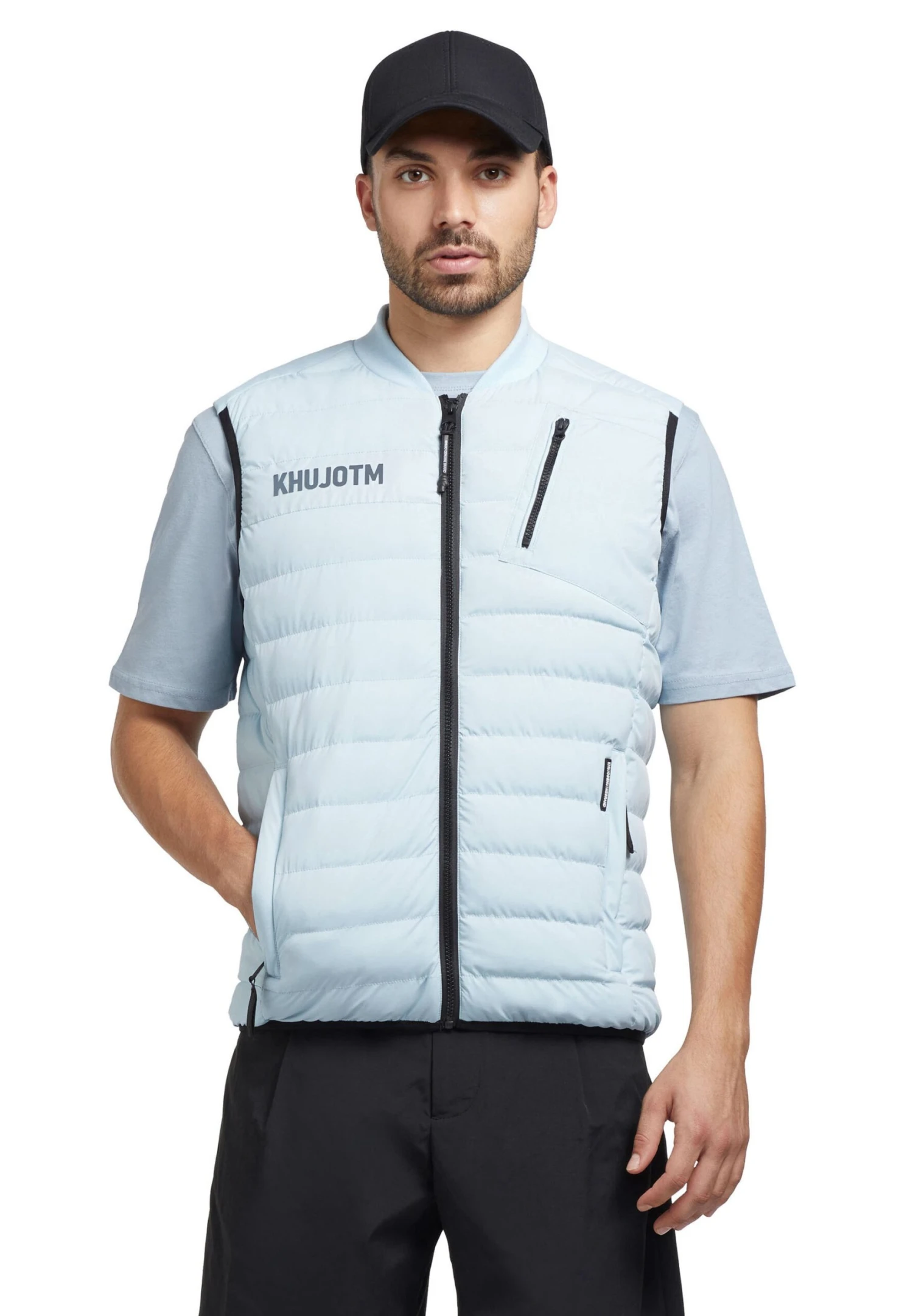 Khujo Reman Matt - Bodywarmer - Hellblau 8 Khujo Reman Matt - Bodywarmer - Hellblau - Afbeelding 8
