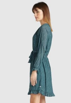 Khujo Medusa - Jurk - Grün -Khujo Mode Aanbiedingen Winkel cbb80e5eb87f4f4f8177a3c83a993ad6