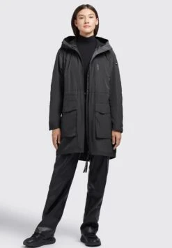 Khujo Mantel Ging - Halflange Jas - Schwarz -Khujo Mode Aanbiedingen Winkel cc443689df734a76aab8dbc2ff6d48a5