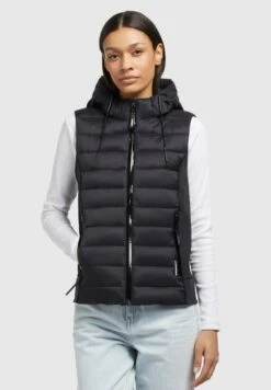Khujo Fabia Matt - Bodywarmer - Schwarz