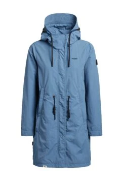 Khujo Adda - Halflange Jas - Blau -Khujo Mode Aanbiedingen Winkel ce1bc34339cf42ea97f1e80f6613a902