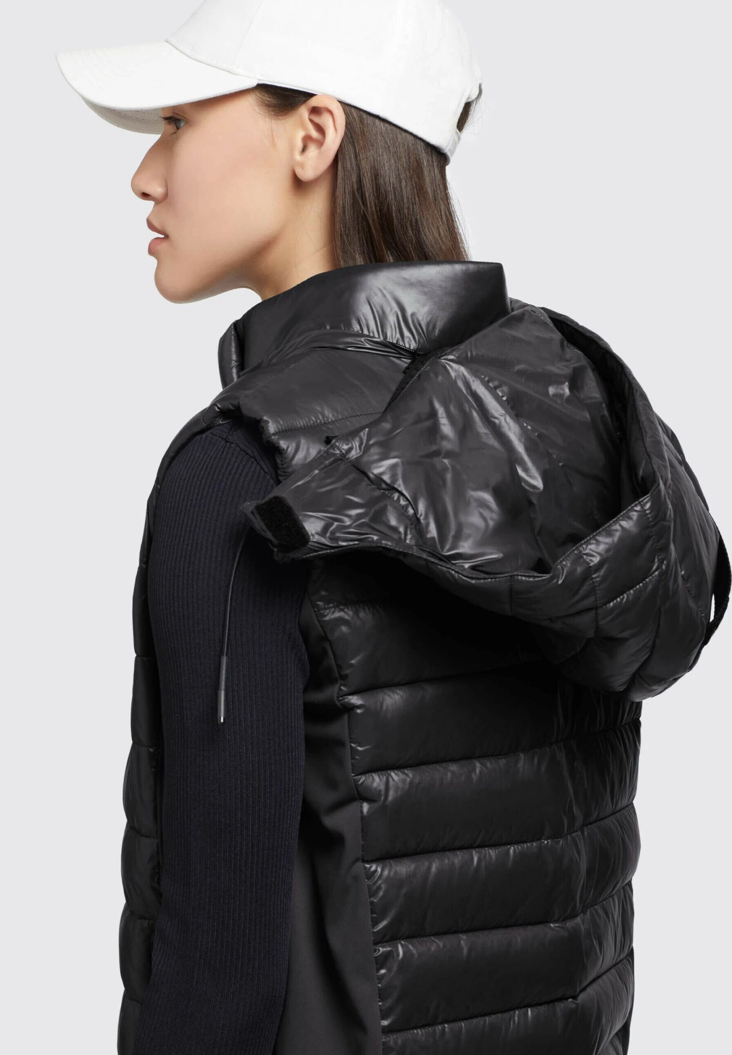 Khujo Becca Shiny - Bodywarmer - Schwarz 7 Khujo Becca Shiny - Bodywarmer - Schwarz - Afbeelding 7