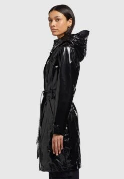 Khujo Alecia - Trenchcoat - Schwarz -Khujo Mode Aanbiedingen Winkel db881289efe14f41adefaea26962dab8