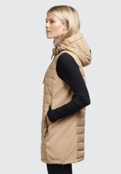 Khujo Weste Becca Matt - Bodywarmer - Beige -Khujo Mode Aanbiedingen Winkel dc20efd9d7f54c6e9ae9f78803f7eae1