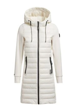 Khujo Ruth Shiny - Winterjas - Cremeweiß -Khujo Mode Aanbiedingen Winkel de1cb30512e14fec9741ee621dbf455a