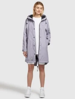 Khujo Odelie - Regenjas - Flieder -Khujo Mode Aanbiedingen Winkel deb7c6dfc9d741cbb017906e349b73c9