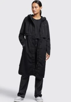 Khujo Jomana - Parka - Schwarz -Khujo Mode Aanbiedingen Winkel ded1615e4e794825aa53ccfd39c242d4