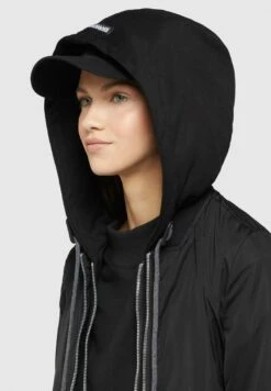 Khujo Persee - Lichte Jas - Schwarz -Khujo Mode Aanbiedingen Winkel df3423e2c33e4721ad6fa0d1f6d3a3e1